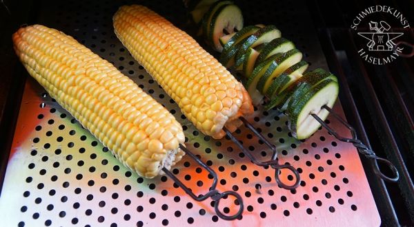 Grillspieß mit zwei Spießen groß 290 mm